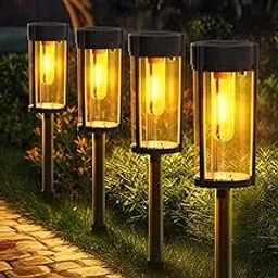 Garden Art Solar Pathway Lights Outdoor 2 Pack, Bright Solar Path Lights Outside Waterproof, Solar Walkway Lights Solar Powered Landscape Lights for Driveway Lawn Patio Sidewalk Yard |GAXLTD-267-image-78