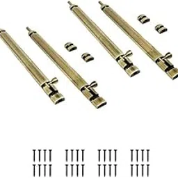 Volo Premium 12" Xylo Tower Bolt/Door Latch/kundi/chitakni/Chitkini (Stainless Steel Rod) (Antique Brass Finish) (Size 300mm) (12" - 300 mm, 2)-image-11
