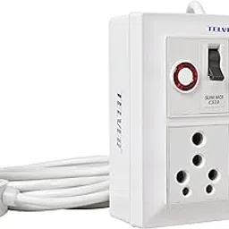 Telver Power Extension Board 16 Amp Porcelain Socket with 32 Amp Slim Mcb with Indicator 1.5 Sq.mm Pure Copper Heavy Duty Long Wire Suitable for Heavy Duty Appliance (5 Meter Long Cord)-picture-57