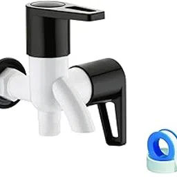 MONIT Plastic Water Tap/Pillar Cocke for Wash Basin/Plastic Piller Bib Cock/S Tsink/Bathroom Bibcock (Eco 2 Way Bibcock)-image-7