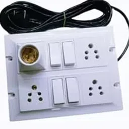BAHUL Modular Extension with Holder 3 Socket Extension Boards (White, 4 m)-picture-10