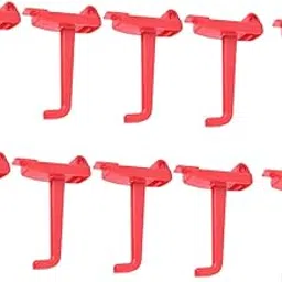 MERISHOPP 10 Pieces Pegboard Hooks Rack Hanger for Tool Shed Crafts Room Toolboxes|Home & Garden-image-8