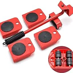 Glora Portable Heavy Duty Furniture Mover Lifter with 4 Sliders Furniture Shifting Tool Suitable for Washing Machines, Sofas and Wardrobes Adjustable Height Bed Shifting Tools (Pack of 1)-picture-19