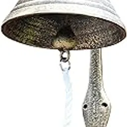 JAZZY PEARLS® Door Bell Metal Dinner Bell Wall Mounted for Bedroom Farm House-picture-23