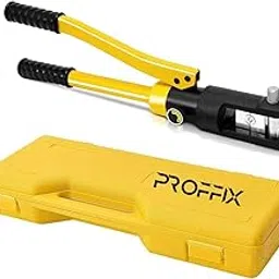 PROFFIX Quick Hydraulic Crimper Cable Plier Crimping Tool Kit 16-300mm 11 Die, 16 Ton image 1