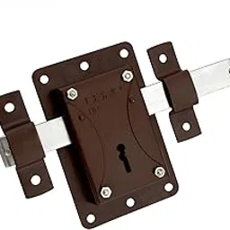 Ccore SL-6 Universal Shutter Lock 100mm | Heavy-Duty 6 Turn Iron Lock with Power Coated Finish | Rust-Resistant Lock for Shop, Garage, Warehouse & Rolling Shutters (Brown)-image-44