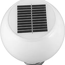 Zyvola Waterproof Solar-Powered Outdoor Fence Post Lights - Bright White Round Garden Lanterns for Enhanced Home Security & Ambiance-image-53