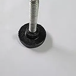 Adjustable Leg Leveler 3/8Inch 40mm Bolt Length 1.5" Base Leg Leveler for Table, Chair, Furniture Legs- Set of 12 (Black)-picture-12