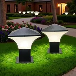 BrighLyt Outdoor Gate Light & Garden Lamp for Home – Waterproof Pillar Light for Main Entrance, Balcony & Pathway (GL01, Pack of 2)-picture-10