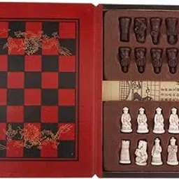 ATORSE Toy Wooden Folding Chess Set Adult Kids Beginner Chess Board Wood Playing Pieces-Toys & Hobbies-Games-Chess-Contemporary Chess-image-30