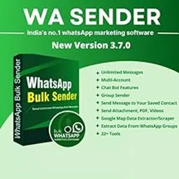 WaSender Bulk WhatsApp Sender V 3.7.0 + Group Sender + WhatsApp Auto Reply Bot. Regular update Free demo call or whatsApp 9811920503 image 1