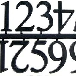National Artcraft - 1-1/4" tall clock numbers with pressure-sensitive adhesive backing (1 set) image 1