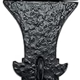 Adonai Hardware 6 Inch "Amalek" Antique Iron Hasp and Staple - Matte Black Powder Coated-picture-20