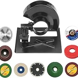 MLD 100mm Angle Grinder Stand Metal Cutting Machine Cutter Support Power Tools Accessories With 9pcs Wheels/Discs for Angle Grinder (4” Angle Grinder Stand &Disc9PCS)-picture-24