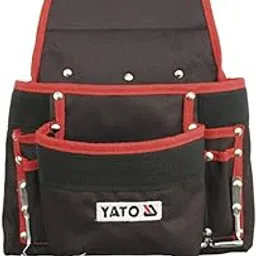 Yato YT-7410 8-Pocket & Tool Bag|Assembler for Carpenter Roofers Fitters|Leather bag|Tool Pouch for Technician|Tool Pouch Belt|Tool Pouch with Belt|Wear Resistant|Industrial tools|Power Tools|Tool Kit, Multicolor-picture-24