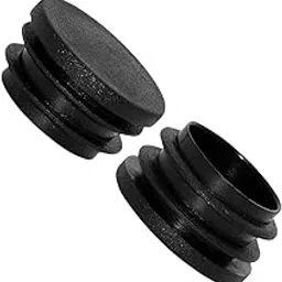 NGFC 1-Inch Black Round Plastic Plugs Tubing Chair & Stool Leg Caps – Used, Durable Pipe Insert End Caps for Safety & Floor Protection, Pack of 16 (Plastic Plugs, 16)-picture-16