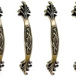 A & Y Traders 3-inch Antique Finish Mix of Brass and Zinc Cabinet Drawer Door Handles, Pack of 6-picture-13