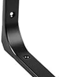 JAZZY PEARLS® 3xHeavy Duty Shelf Bracket Wall Hanging Shelve L Shaped Brackets Black 8Inch-image-2