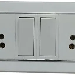 6A Electrical Socket Board with 2 Switches and 2 Universal Sockets – Extension Board with Indicator – Wall Mount Power Strip – Ideal for Home, Office, and Appliances-image-38