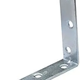 L Angle Bracket for Reinforcing Chairs/Tables (Pack of 4) - Shelf Bracket 100mm x 100mm Zinc Plated, L Shape Bracket for Solid Shelf Support, Joint Right Corner Brace-picture-19