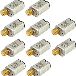 INVENTO 10Pcs (Pack of 10) 3V - 6V Vibration motor mini micro DC Toy Hobby Motor 15x10x8mm 12000 rpm for Toys DIY Projects-image-6
