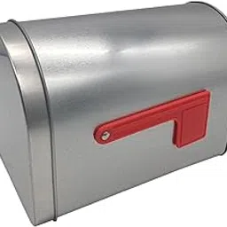 SECRET DESIRE Tinplate Mailbox Christmas Storage Tin for Playhouse Mailbox Post Boys Girls-image-70