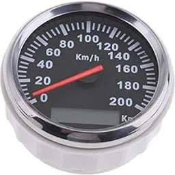 CALANDIS Car Speedometer Stainless Waterproof White Digital Gauge 200km/h 85mm | Other Instruments & Gauges | Instruments & Gauges | Motorcycle Parts-image-62