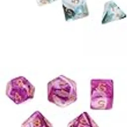 ATORSE Toy 2 Set Polyhedral Dice Board Games Double-Colors Family Games for DND RPG -Toys & Hobbies-Games-Role Playing Games-Dungeons & Dragons-Accessories & Dice-image-46