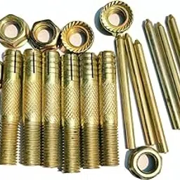(Pack Of 18) 10mm*75mm Premium Kunurling "3 Inch" Hard Metal Zinc Plated Pin Type Anchor With Nut And Washer "Mondal Industries"-picture-24