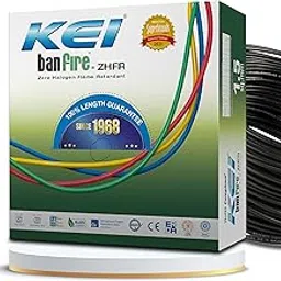 KEI BANFIRE- ZHFR (ZERO HALOGEN FLAME RETARDANT) 4 sqmm+G50:G53 (Black)-picture-18