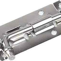 FAVHOME 3 Inch Stainless Steel Window & Door Latch Lock | Long Slide Bolt Barrel Lock for Bathroom, Windows, Small Doors | Latch Hook Pack of 2 Pcs-picture-16