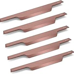 Plantex Profile Handle for Kitchen Cabinet/14 Inch Aluminium Drawer Profile Handle/Wardrobe Pull Handle for Home/Office/Hotel - Pack of 2 (Rose Gold)-image-25