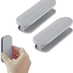 KPNG Self-Stick Instant Cabinet Drawer-Humanity Handle Helper Auxiliary for Kitchen Cabinet Knobs Drawer Window Sliding Door-Wardrobe Self-Stick Push Pull Helper Stick-on Handles (Grey, Pack of - 2)-picture-12