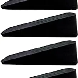 ALP Heavy Duty Anti|Non Slip Rubber Big Door Stoppers with Doors Powerful Gripping Work of Any Surface for Home, Offices, Warehouses 120 x 37 x 35 MM (Black Door Stopper, Pack of 4)-picture-21