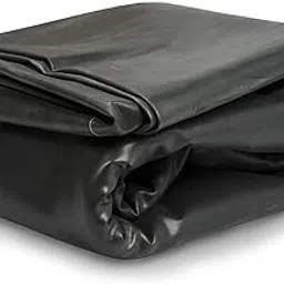 Rubber Heavy Sheet Black (15 x 20 ft) 500 GSM Fish Pond Liner Garden Pools HDPE Membrane Reinforced Pond Liner Pond Skins for Fish Pond, Garden Pond, Koi Ponds, Water Gardens and Fountains-image-1