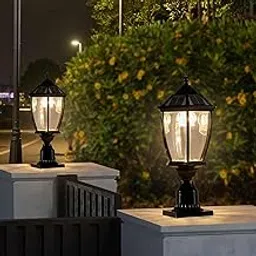 Zyvola Bright Solar LED Outdoor Post Lights: 2-Pack Waterproof Garden, Yard & Patio Lighting with Automatic On/Off-picture-12