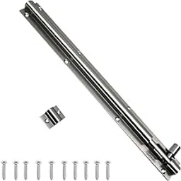 Hyderon Door Fittings | Towerbolt Satin Finish | 24 inch with SS Rod | Designer Kundi with Big Knob for Better Grip, Chitkani for Bathroom, Cabinet, Wooden Door (Pack of 4)-picture-15