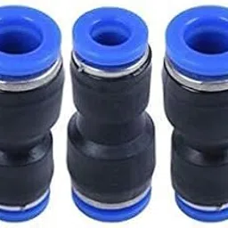 SLVC Straight Push 8mm to 6mm Connector Reducer Fitting Quick Release Pneumatic Connector Plastic Union Pipe Tube Fitting (Blue)(Pack Of 2)-picture-17