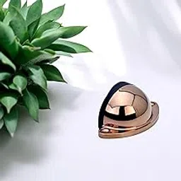 Floor Mount Magnet Door Stopper, Magnets Door Stops Wall Prop Hold Open Doorstop, for Home Office Bedroom Door Stop (1, Rose Gold PVD)-picture-17
