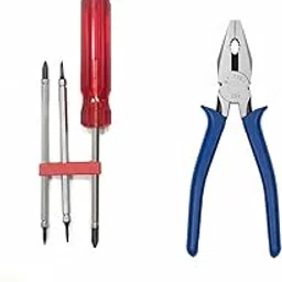 R.S. Quality Tools Professional Screwdriver and Plier Set, 2-Piece, Blue Handle-picture-10