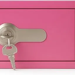 Maxsera Money Bank, Small Safe For Kids and Home Use, Mechnical Key Lock Safe with 2 Stainless Steel Key | colour:-pink-image-75