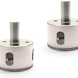 UPTODATETOOLS 2pcs 40mm Diamond Coated Hole Saw Cutter Core Drilling Drill Bits for Ceramic Glass Tile Porcelain Granite Stone-picture-24