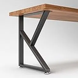 Ventuos - Metal Legs for Table, Dining Table Legs for Kitchen Modern Industrial Style - Set of 2. (K Shape)-image-7