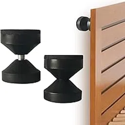 Inralimot 2PCS Adjustable Bed Frame Anti-Shake Tool Adjustable Threaded Headboard Stoppers Fixer Antishake Telescopic Support Stabilizer for Room Wall,Beds,Cabinets,Sofa(42-47mm,Black)-image-97