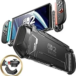 mumba Dockable Case for Nintendo Switch 2 2025, [Blade Series] TPU Grip Protective Cover Accessories Compatible with Switch 2 7.9 Inch and Quick-Release Joy-Con Design (Black)-image-89