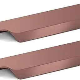 Plantex Profile Handle for Kitchen Cabinet/8 Inch Alluminium Drawer Profile Handle/Wardrobe Pull Handle for Home/Office/Hotel - Pack of 5 (Rose Gold)-picture-10