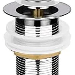 Stainless Steel 5"Inch Silver Glossy Pop-up Waste Coupling for Wash Basin | 32 MM Full Thread Waste Coupling For Basin (Pack of 1)-picture-19