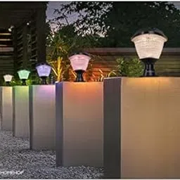 Solar Powered Triangle Gate Light, Black Remote Controlled, IP65 Waterproof, Automatic Sensor Pack of 2-image-50