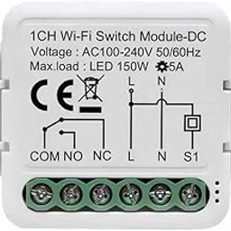 URURTM 1CH Dry Contact WiFi Relay Switch Module,DC 12/24V AC 100-240V,Tuya Smart Life app,Compatible with Alexa,Google Home-picture-28