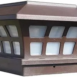 Zyvola Solar Powered Outdoor Post Lamp: Waterproof Column Head Light for Garden, Fence, & Gate Landscape Lighting-image-80